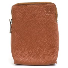 Pochette in pelle marrone da uomo LOEWE Marrone