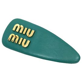 Fermaglio per Capelli Miu Miu Verde Donna Verde