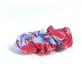Set di Scrunchie Monogram LOUIS VUITTON (solo cerchio) Elastico per Capelli in Seta Donna Rosa Rosa