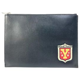 Pochette Saint Laurent Paris Sac à main Noir Noir