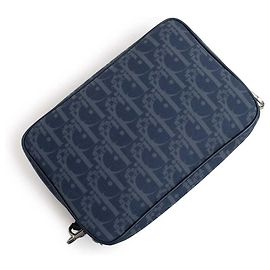 Christian Dior Saddle Tripple Oblique Canvas Preto