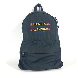Zaino Explorer BALENCIAGA, Nylon, Donna, Nero Nero