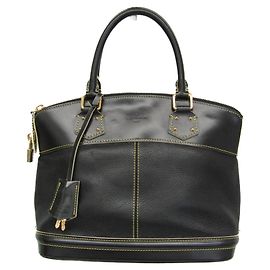 Borsa a mano Louis Vuitton Suhali Lockit PM da donna nera Nero