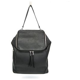 Loewe GOYA Rucksack Damen, Herren Leder Rucksack Schwarz Schwarz