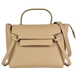 Céline Bolsa de Cinto Micro Celine Bege Marrom