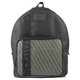 BALLY SARKIS.PBB OFF SHORE Backpack/Daypack Leather Black Backpack Black