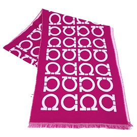 Sciarpa Gancini Salvatore Ferragamo viola Rosa
