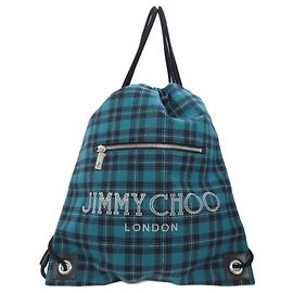 Jimmy Choo Canvas Rucksäcke in Grün Grün