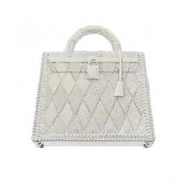 Hermès Curiosité Kelly Charm Halskette Silber