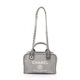 Bolsa de boliche Deauville da Chanel Marrom