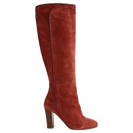 SéZane Braune Wildlederstiefel Braun