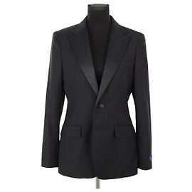 Ralph Lauren Schwarzer Wollblazer Schwarz