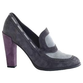 Escarpins en daim Roger Vivier Violet