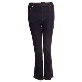 Erdem, jeans vina azul oscuro con cinturón Azul