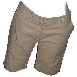 Fendi shorts beige cotton size 38 Beige