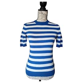 Eric Bompard Tops Weiß Blau