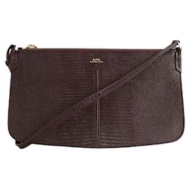 Apc Mini bolsa de couro marrom Marrom