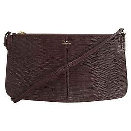 Apc Mini sac en cuir marron Marron