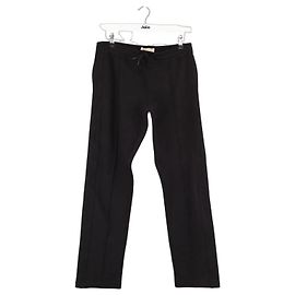 Alexandre Vauthier Black Cotton Straight Pants Black