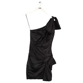 Alexandre Vauthier Schwarzes Kleid Schwarz