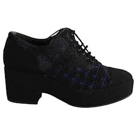 Chanel Schwarze Clogs Schwarz