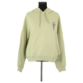Alexandre Vauthier Grüne Baumwoll-Sweatshirt Grün