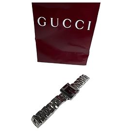 Vintage Gucci Metal Quartz Watch Silver Silvery