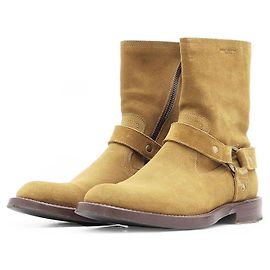 Yves Saint Laurent Botas de camurça Wyatt Harness da Saint Laurent Paris Marrom