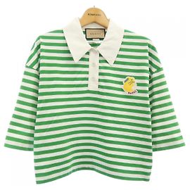 Polo in cotone Gucci Bianco Verde