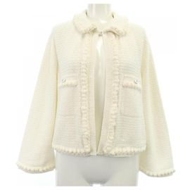 Chanel Jacke Weiß