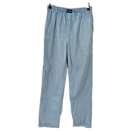 Polo Ralph Lauren Blue Cotton Pants Blue