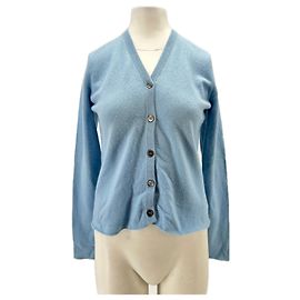 Autre Marque Cardigan bleu en cachemire Bleu