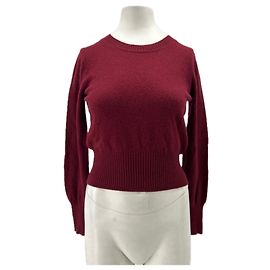 J.Crew Suéter burdeos de cachemira Burdeos