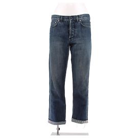 Jeans Christian Dior in cotone blu Blu