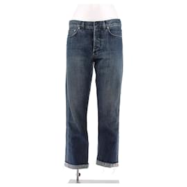 Vaqueros Christian Dior azules de algodón Azul