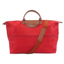 Longchamp Le Pliage Boston Tasche, Nylonmaterial, Damen Braun