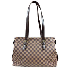 Borsa Tote Damier Chelsea Louis Vuitton Marrone Damier ebene