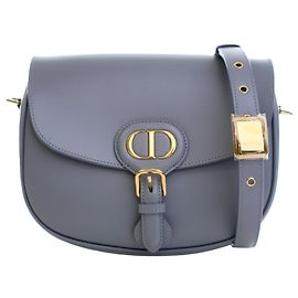 Dior Blue Medium Calfskin Bobby Crossbody Blue