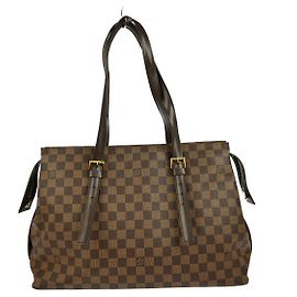 Bolsa Chelsea Damier Louis Vuitton Marrom