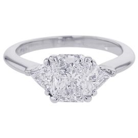 Platin-Ehering von Tiffany & Co. Silber