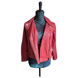 Rote Perfecto-Jacke Levi's Größe S Rot