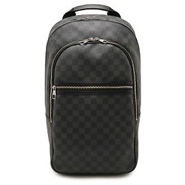 Sac à dos Michael Damier Graphite Louis Vuitton Noir