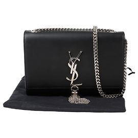 Saint Laurent Pequena bolsa de ombro cruzada Preto