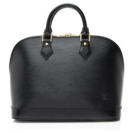 Louis Vuitton Vintage Epi Leder Alma PM Tasche Schwarz