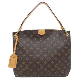 Louis Vuitton Graceful Monogram Schultertasche Braun