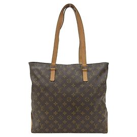 Borsa Tote Cabas Mezzo Monogram Louis Vuitton Marrone