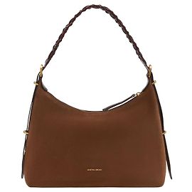 Sac à épaule Jess Pm Zip - Vanessa Bruno - Cuir - Marron Marron