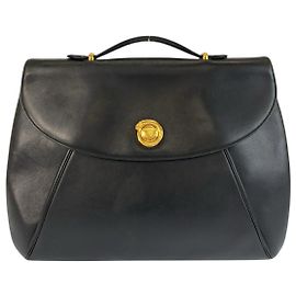 Cartier Panthère Leder Aktentasche Schwarz