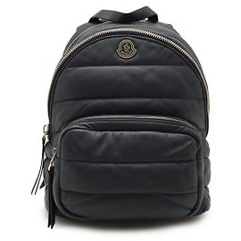 Moncler Kilia Nylon Leather Backpack Blue
