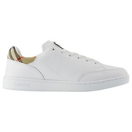 Lf Set Sneakers - Burberry - Couro - Branco Branco